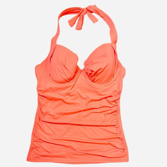 Tommy Bahama Pearl Underwire Halter Tankini Top - Picture 3 of 11